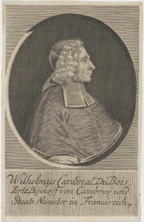 Bildnis des Wilhelmus Cardinal DuBois