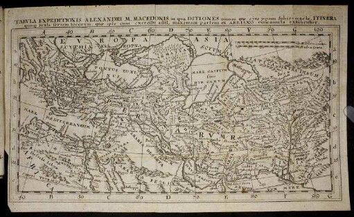 Tabula Expeditionis Alexandri M. Macedonis, in qua Ditiones omnes ...