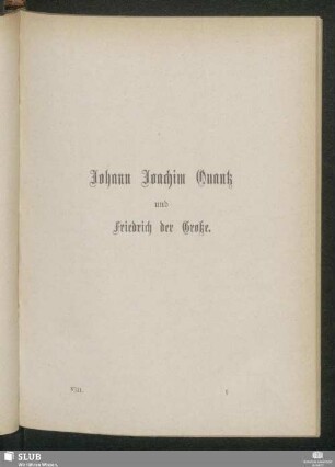 Johann Joachim Quantz und Friedrich der Große