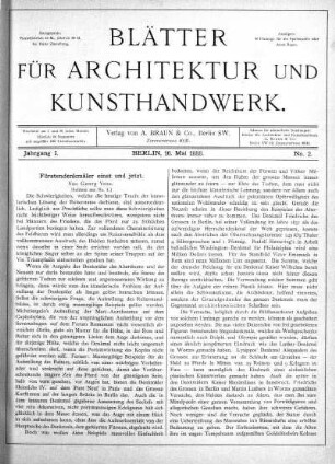 No. 2, 16. Mai 1888