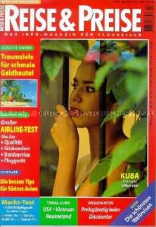 Reisemagazin "Reise & Preise" (Zeitungskiosk 1998)