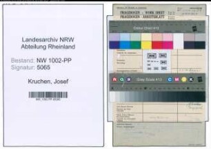 Entnazifizierung Josef Kruchen , geb. 08.12.1898 (Angestellter)