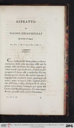 Ritratto Di Iacopo Chiavistelli