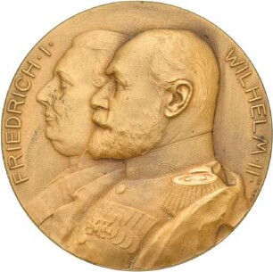 Medaille zum 100-jährigen Bestehen des Königreichs Württemberg 1906
