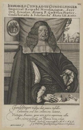 Bildnis des Iohannes Cunradus Gundelfinger