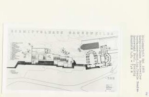 Kurmittelhaus, Badenweiler (Diplomarbeit bei Peter Poelzig): Grundriss Höhe - 7.00, 1:200