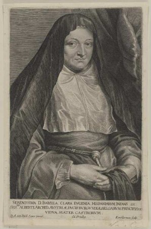 Bildnis der Isabella Clara Evgenia Hispaniarvm
