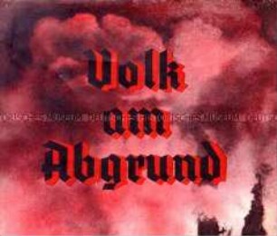 Abwurf-Flugschrift der Alliierten mit einer Dokumentation über die Schrecken des Zweiten Weltkrieges und die Konsequenzen für das deutsche Volk