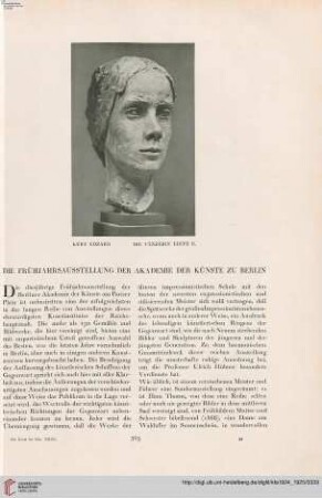 40: Die Frühjahrsausstellung der Akademie der Künste zu Berlin