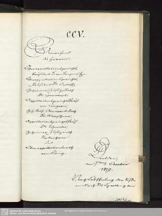 CCV., 7. October 1859
