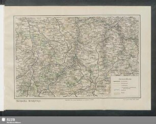 Sächsisches Mittelgebirge [Topographische Karte]