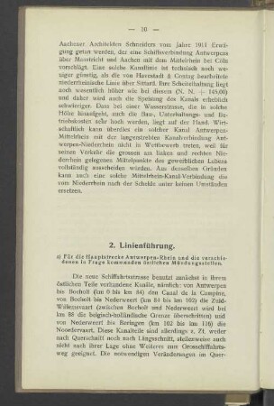 2. Linienführung
