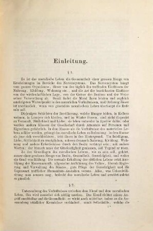 System der Hygieine, 1. Moralische und sociale Hygieine