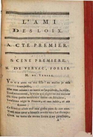 L' Ami des loix : Comédie en 5 actes, en vers