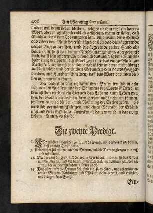 406-408, Evangelium; Eingang