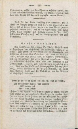 Gelehrte Gesellschaft.