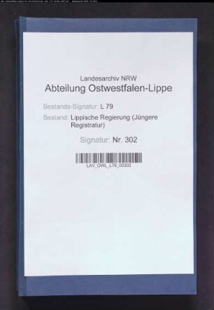 Rekurse in Ablösungssachen: Amt Sternberg-Barntrup