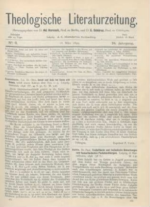 161-162 [Rezension] Seesemann, Otto, Israel und Juda bei Amos und Hosea, nebst einem Exkurs über Hos. 1 - 3