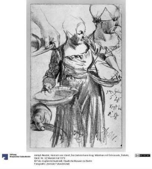 Heinrich von Kleist, Der zerbrochene Krug: Mädchen mit Schüsseln, Details
