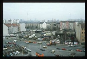 Diapositive: Sebastianstraße, Oranienstraße, 1990