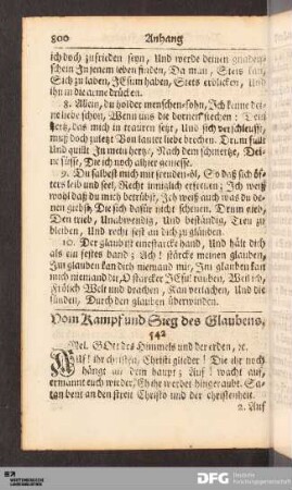 Vom Kampf und Sieg des Glaubens.