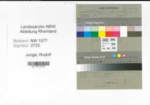 Entnazifizierung Rudolf Junge , geb. 00.00.0000 (Polizist)