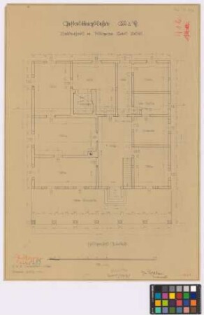 Pillgram (Kreis Lebus): unbekannter Hof. Laubenhaus (Grundriss Erdgeschoss)
