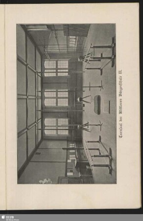 Turnsaal der Mittleren Bürgerschule III