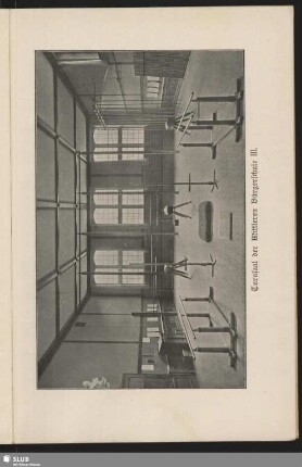 Turnsaal der Mittleren Bürgerschule III