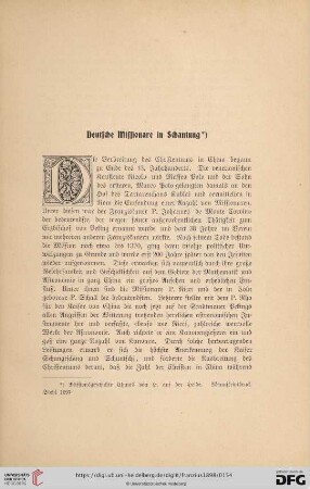 Deutsche Missionare in Schantung