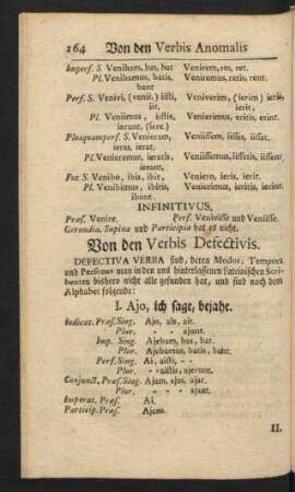 Von den Verbis Defectivis.