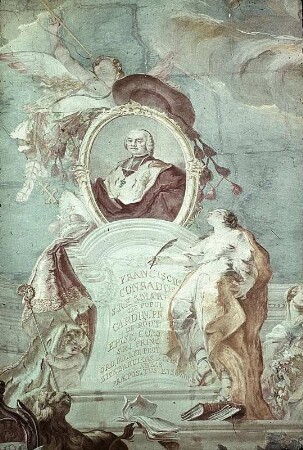 Allegorische Verherrlichung des Kardinals Franz Konrad von Rodt