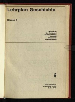 1987: Klasse 9