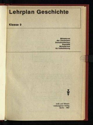 1987: Klasse 9