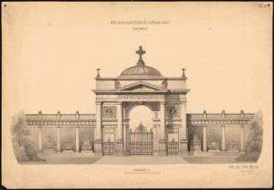 Portal für einen Campo Santo: Innenansicht 1:50