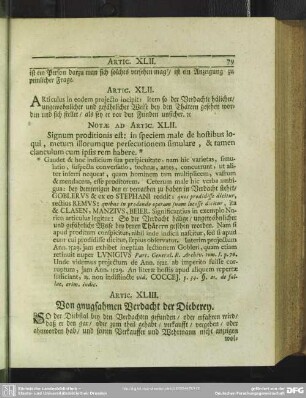 Artic. XLIII. Von gnugsamen Verdacht der Dieberey