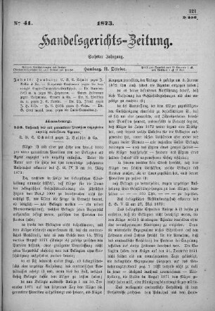 No. 41. 11. Oktober 1873