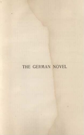 The german novel