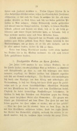 7. Strafgerichte Gottes an ihren Feinden