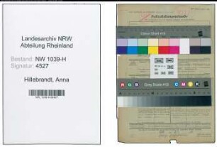 Entnazifizierung Anna Hillebrandt , geb. 00.00.0000 ()