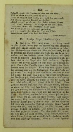 174. Einige Begriffserklärungen