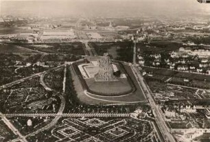 Leipzig, Luftbild : Leipzig. Völkerschlachtdenkmal. Luftbild