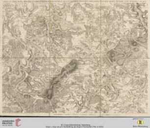 Karte 5: Kriegs Theater Der Teutschen Und Franzoesischen Graenzlanden Zwischen Dem Rhein und der Mosel Im Iahr ...