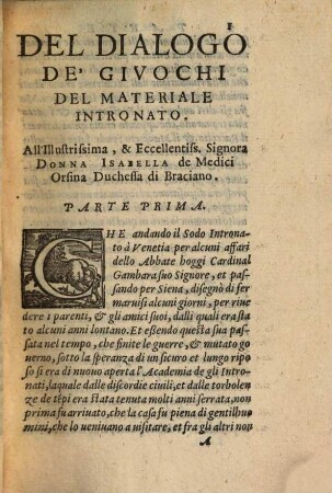 Dialogo de Giuochi che nelle vegghie Sanesi si usano di fare