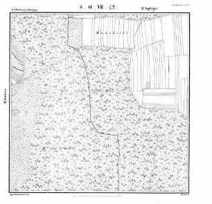 Kartenblatt SO VII 42 Stand 1821