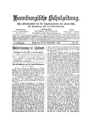 Die Privatschule und Dr. Jakob Wychgram