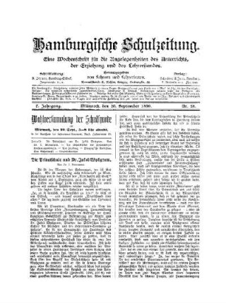 Die Privatschule und Dr. Jakob Wychgram