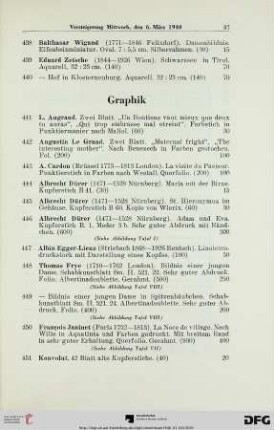 Graphik (Nr. 441-455)