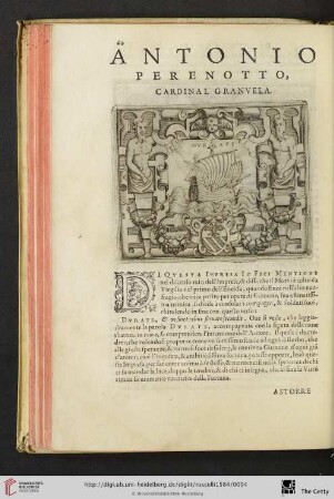 Antonio perenotto, Cardinal Granvela
