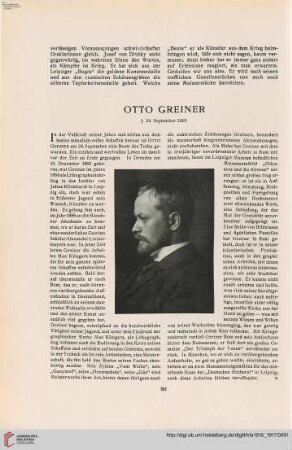 32: Otto Greiner : 24. September 1916